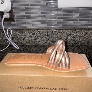 Matisse Women's Rose Gold Sandals